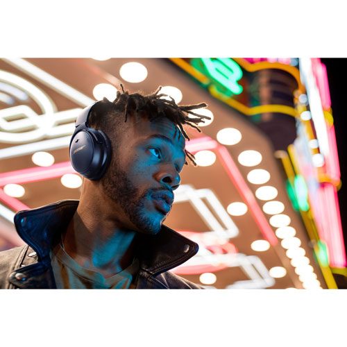 Bose QuietComfort 45 Over-Ear Noise Cancelling Bluetooth Headphones - Midnight Blue