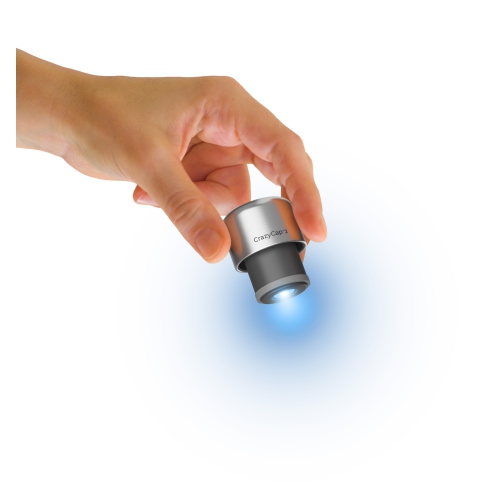 CrazyCap 2.0 UV Water Purifier & Self-Cleaning Stainless Steel Insulated Water Bottle - Marble 500ml