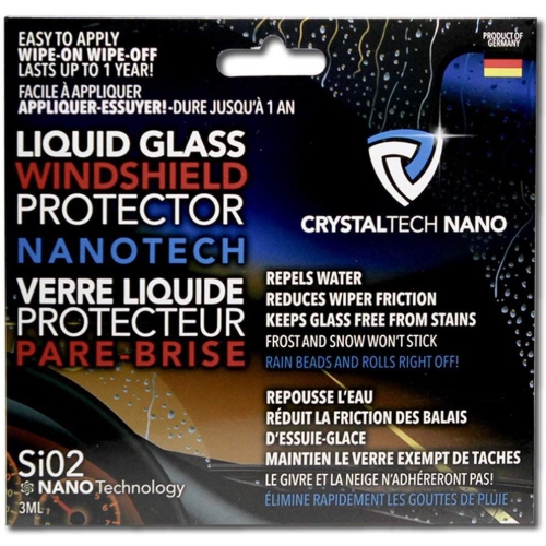 Crystaltech Crystalview Protecteur de pare-brise en verre liquide
