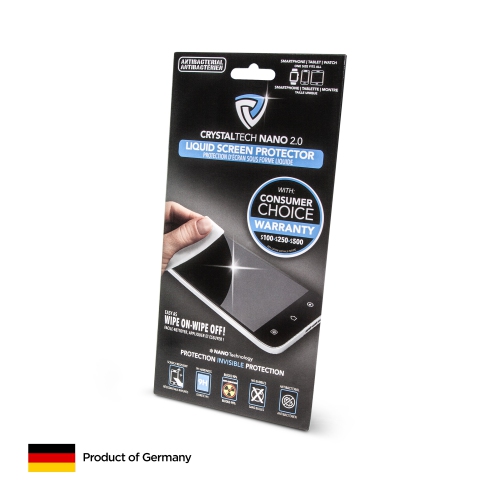Crystaltech universal Liquid Screen Protector for Phones and Tablets