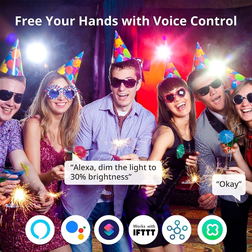 SwitchBot E26 Smart LED Light Bulb |Multi-Colour, WiFi & Bluetooth Bulb Works with Alexa&Google, 10W 800lms Equals 60W Bulb, 2.4GHz Only, No Hub