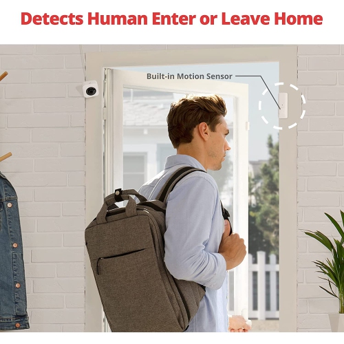 SwitchBot Contact Sensor | Smart Window Alarm and Door Sensor, Smart Home Security Wireless, Add SwitchBot Hub Mini to Make it Compatible with Alexa