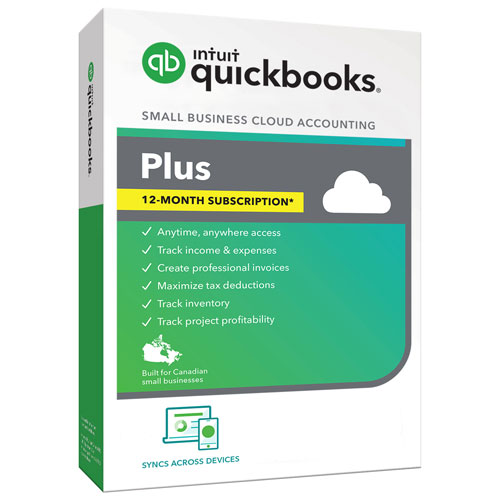 Intuit QuickBooks Plus - 5 utilisateurs - 1 an