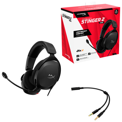 Casque de jeu Cloud Stinger 2 Core de HyperX - Noir