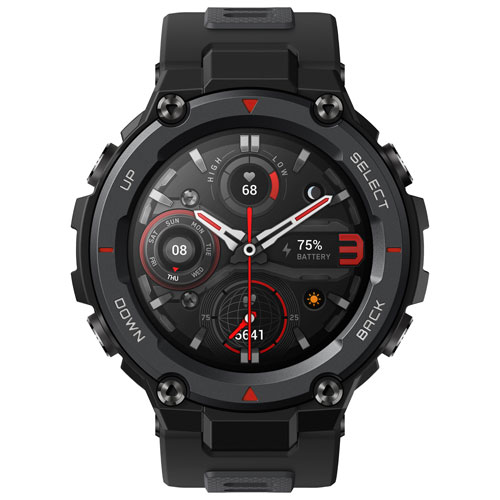 Amazfit T-Rex Pro Smartwatch with Heart Rate Monitor - Black