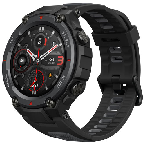 Amazfit T-Rex Pro Smartwatch with Heart Rate Monitor - Black