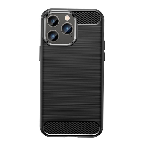 PANDACO Black Brushed Metal Case for iPhone 14 Pro Max