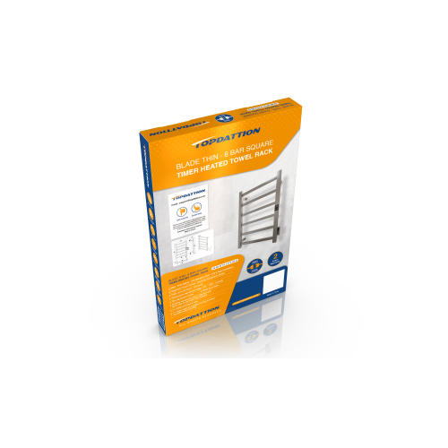 Topdattion Electric Towel Warmer | Super Thin | with Timer & Temperature Multi-Level Adjustments | Hardwired & Plug-in | Fast Heating | Brushed Finish