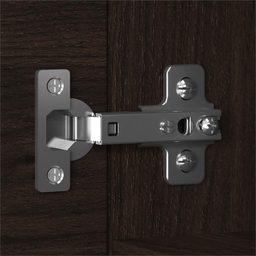 Office 500 36W Storage Cabinet with Doors in Black Walnut - Engineered Wood