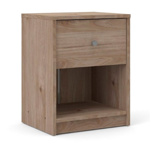 Tvilum Canada 2-Piece Furniture 1-Drawer Nightstand Set in Jackson Hickory