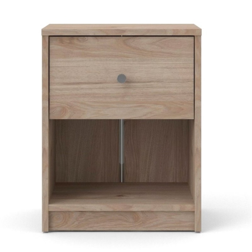 Tvilum Canada 2-Piece Furniture 1-Drawer Nightstand Set in Jackson Hickory