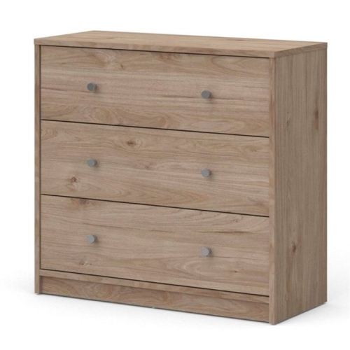 Tvilum Canada 2-Piece Set with 1-Drawer Nightstand and 3-Drawer Chest