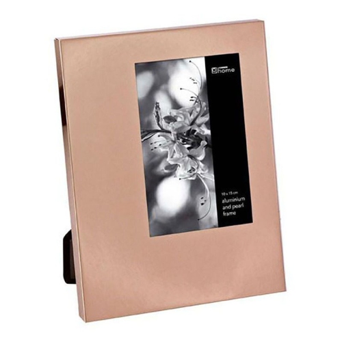 Jiallo 5x7 Aluminum Frame with Off Center Wide Border in Copper
