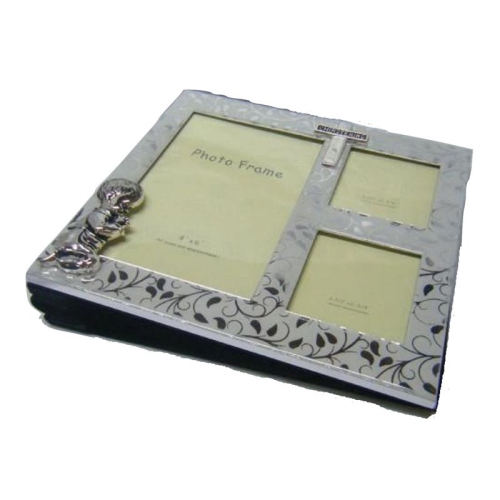 JIALLO CANADA  Jiallo Christening Stainless Steel Photo Frame/album In In Silver