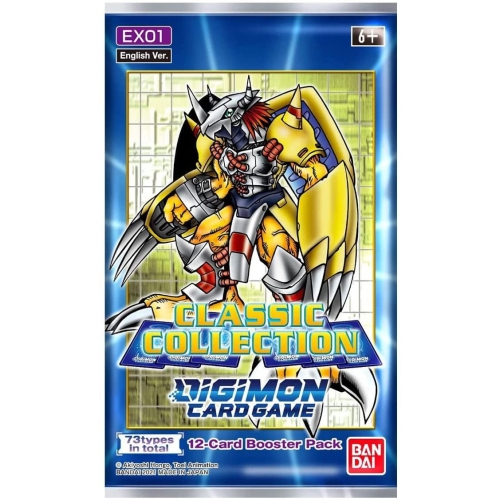 Digimon Card Game: Classic Collection Booster Box 24 packs per box, 12 cards per pack
