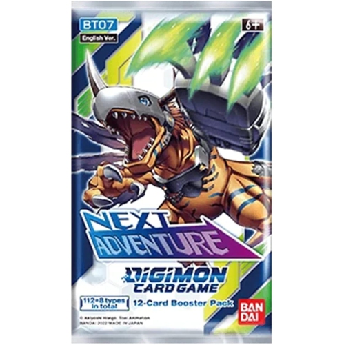Digimon Card Game: Next Adventure Booster Box 24 packs per box, 12 cards per pack