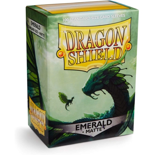 Dragon Shield 100ct Standard Card Sleeves - Matte Emerald
