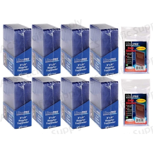 Ultra PRO 3 x 4 Regular Toploaders & Card Sleeves 100-Count Retail Pk  83648 - Best Buy