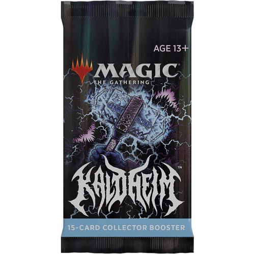 Magic: The Gathering Collector Booster Pack Lot - Kaldheim - 3 Packs