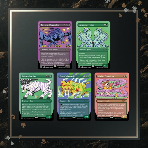 Magique : The Gathering Secret Lair - Édition non métallisée - la monstrueuse Menagerie de crocodile Jackson