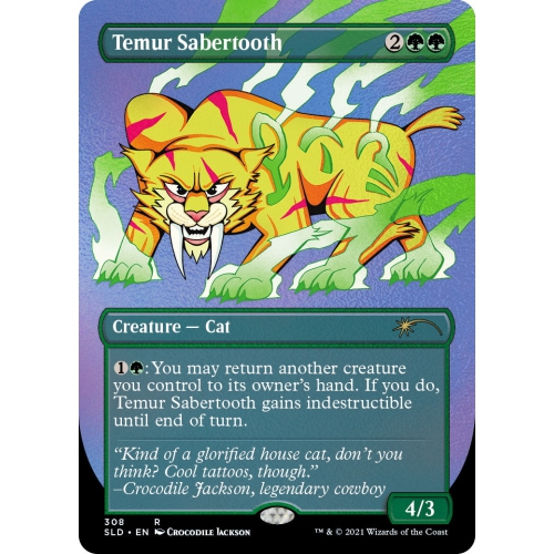 Magique : The Gathering Secret Lair - Édition non métallisée - la monstrueuse Menagerie de crocodile Jackson