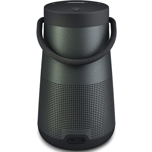 Haut 360-parleur portatif Bluetooth sans fil résistant à l’eau SoundLink Revolve+ de Bose - modèle international boîte ouverte avec garantie du