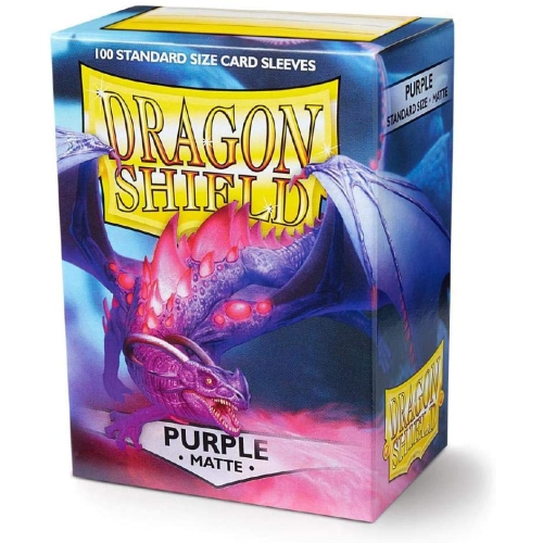 Dragon Shield 100ct Standard Card Sleeves - Matte Purple