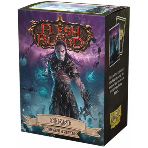 DRAGON SHIELD  100Ct Standard Card Sleeves - Matte Art: Flesh & Blood Chane