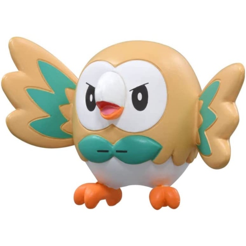 POKEMON  Takara Tomy 2 Inch Moncolle Figurine - Rowlet Ms-24