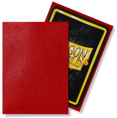 Dragon Shield 100ct Standard Card Sleeves - Matte Ruby Red
