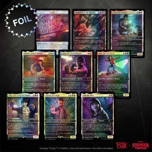 Magic: The Gathering Secret Lair - Premium Foil Edition - MTG x Stranger Things