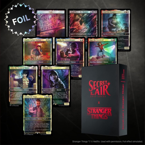 Magic: The Gathering Secret Lair - Premium Foil Edition - MTG x Stranger Things