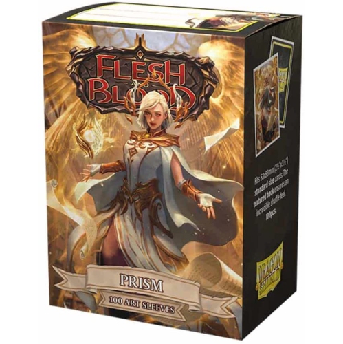 DRAGON SHIELD  100Ct Standard Card Sleeves - Matte Art: Flesh & Blood Prism