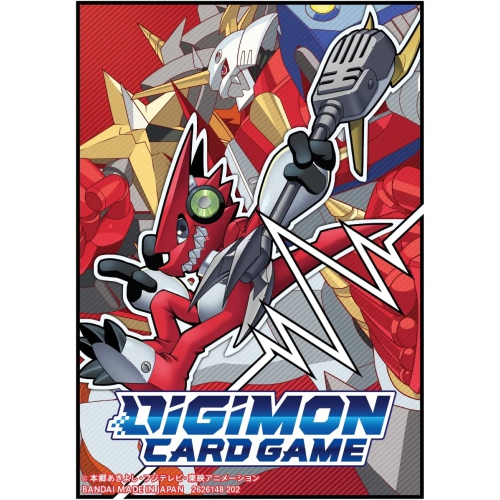 Digimon TCG: Glossy 60ct Card Sleeves - Shoutmon
