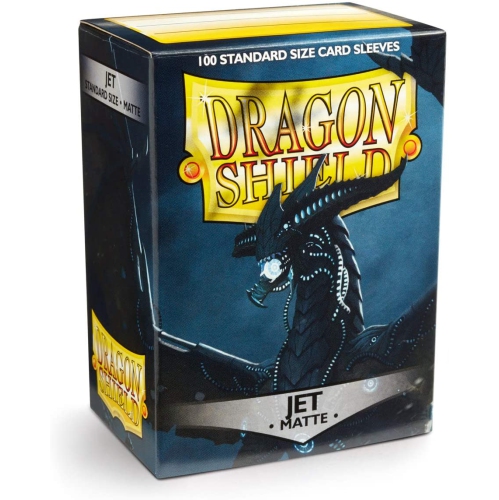 Dragon Shield 100ct Standard Card Sleeves - Matte Jet