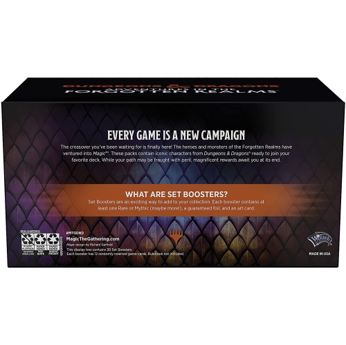 Magic: The Gathering Set Booster Box - Adventures in The Forgotten Realms