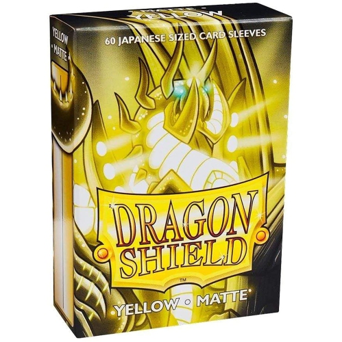 Image 1 of 3.. Arcane Tinman Sleeves: Dragon Shield Matte Japanese Yellow