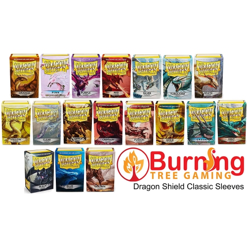 Dragon Shield 100ct Standard Card Sleeves Display Case - Classic Clear