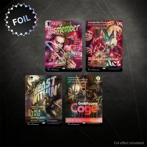 Magique : The Gathering Secret Lair - Premium Foil Edition - Monster Movie Marathon