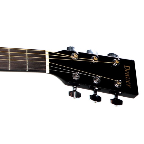 Denver Acoustic Guitar - 3/4 Size - Black