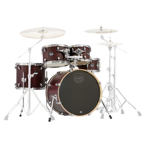 MAPEX  Mars Series 5-Piece Shell Pack (22, 10, 12, 16, Sd) - Bloodwood