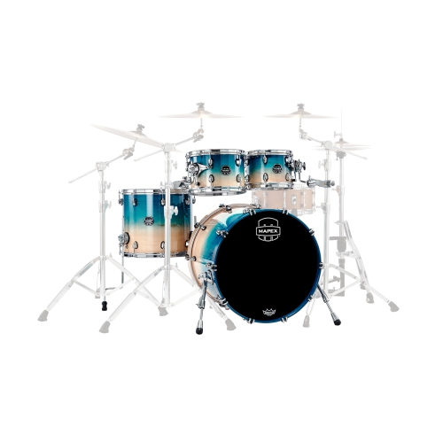 Mapex Saturn Rock Fast 4-Piece Shell Pack - Aqua Fade