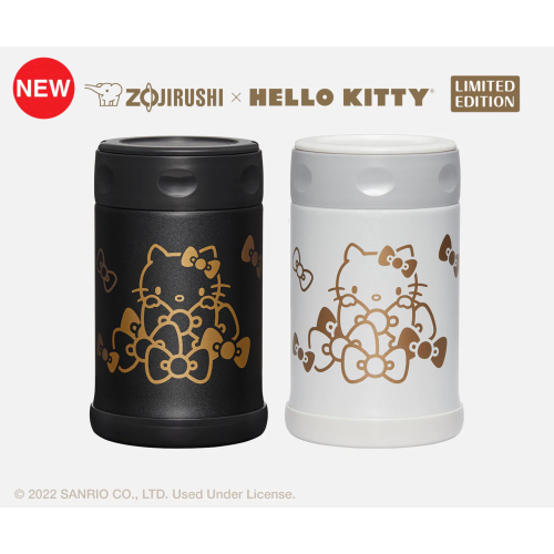 Zojirushi x HELLO KITTY® Stainless Steel Food Jar SW-EAE50KT(BA) - Black
