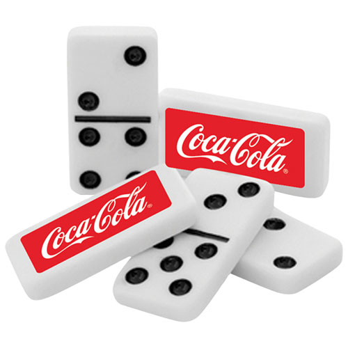 Jeu de société Coca-Cola Double-six Dominoes - Anglais
