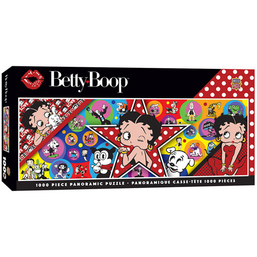 Casse-tête panoramique de Betty Boop - 1000 pièces