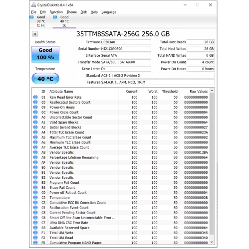 Timetec 256GB SSD 3D NAND TLC SATA III 6Gb/s M.2 2280 NGFF 128TBW Read Speed Up to 550MB/s SLC Cache Performance Boost Internal Solid State Drive for