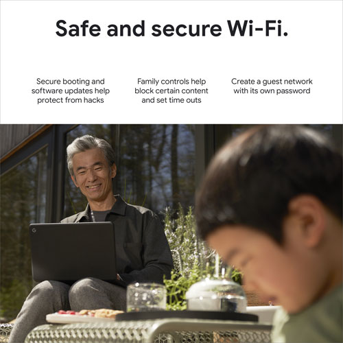Routeur Wi-Fi 6E Google Nest Pro - Neige - Paquet de 3