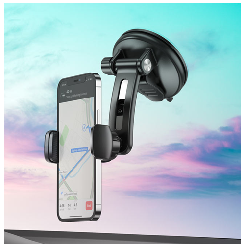 Hoco CA111 Suction Cup Car Holder Black Color
