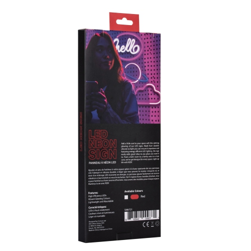 Rocket LED Neon Sign - Battery Powered and USB Operated