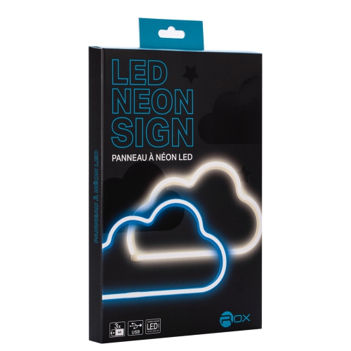 ROX  Cloud Led Neon Sign - Battery Powered And USB Operated